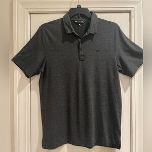 Travis Mathew men’s Pima Cotton polo shirt. Size Large. Made in Peru . Gray.